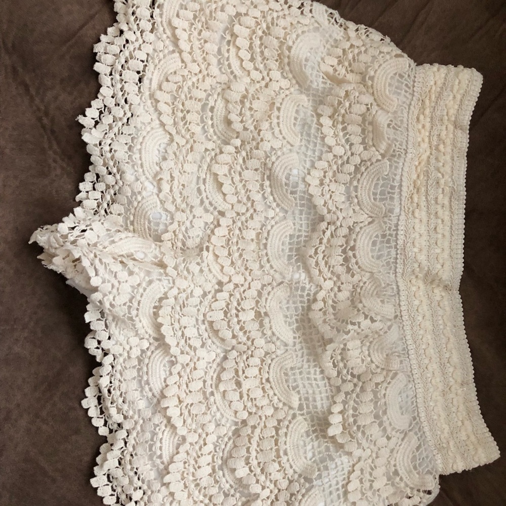 Girls Rewind Lace Shorts